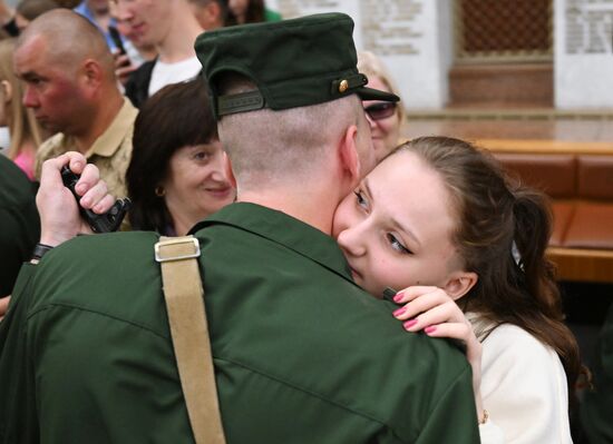 Russia Preobrazhensky Regiment Oath Taking