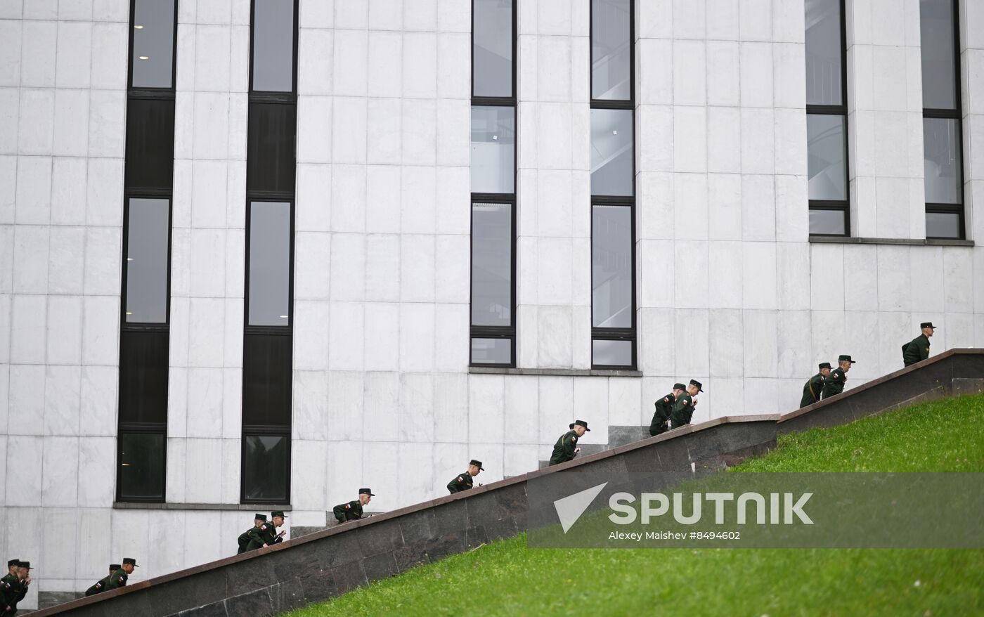 Russia Preobrazhensky Regiment Oath Taking