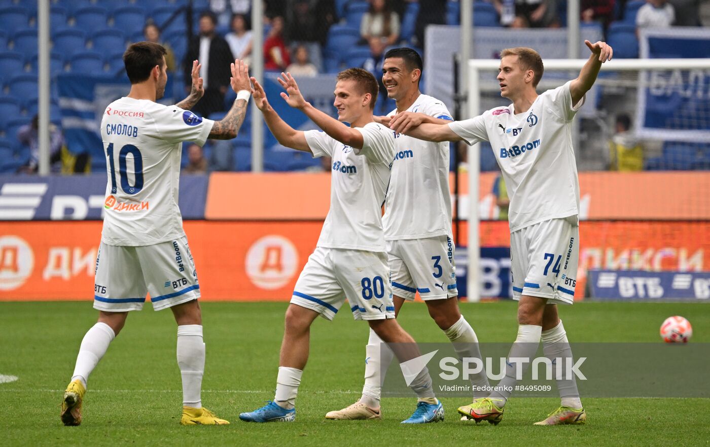 Russia Soccer Premier-League Dynamo - Baltika