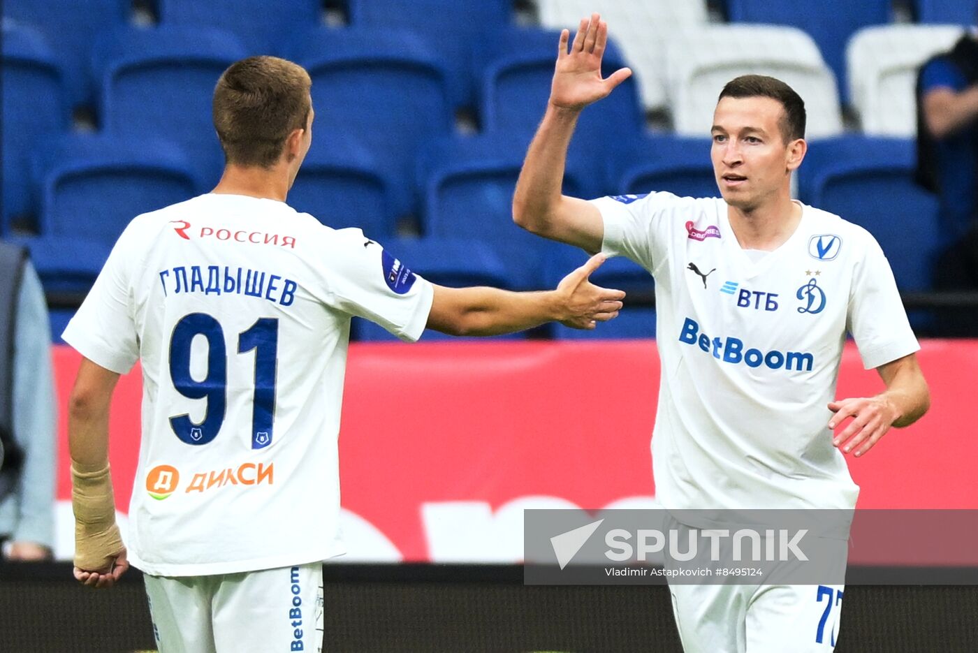 Russia Soccer Premier-League Dynamo - Baltika