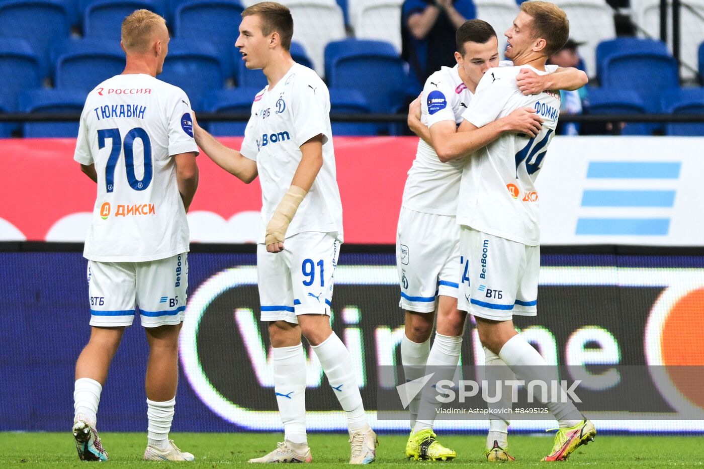 Russia Soccer Premier-League Dynamo - Baltika