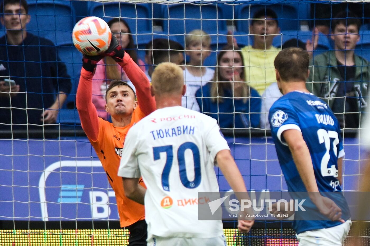 Russia Soccer Premier-League Dynamo - Baltika