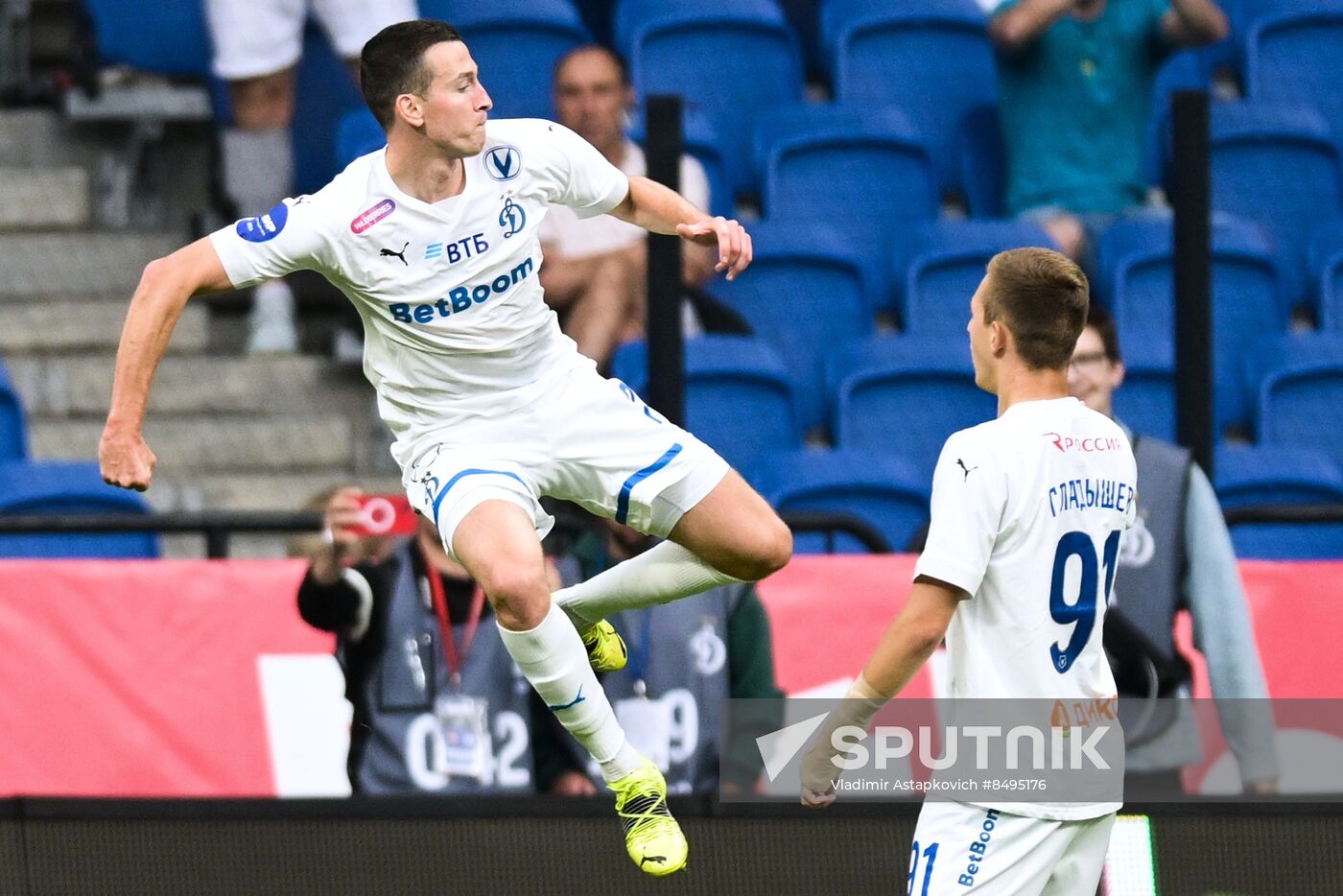 Russia Soccer Premier-League Dynamo - Baltika