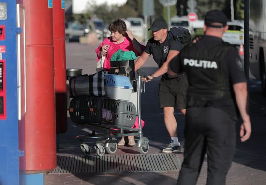 Moldova Russia Diplomats Departure