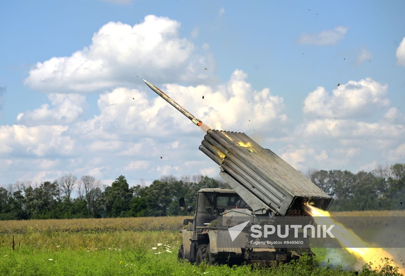 Russia Ukraine Military Operation Artillery Units