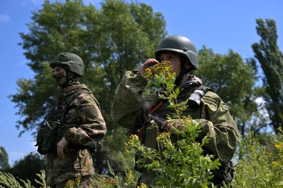Russia Ukraine Military Operation Artillery Units