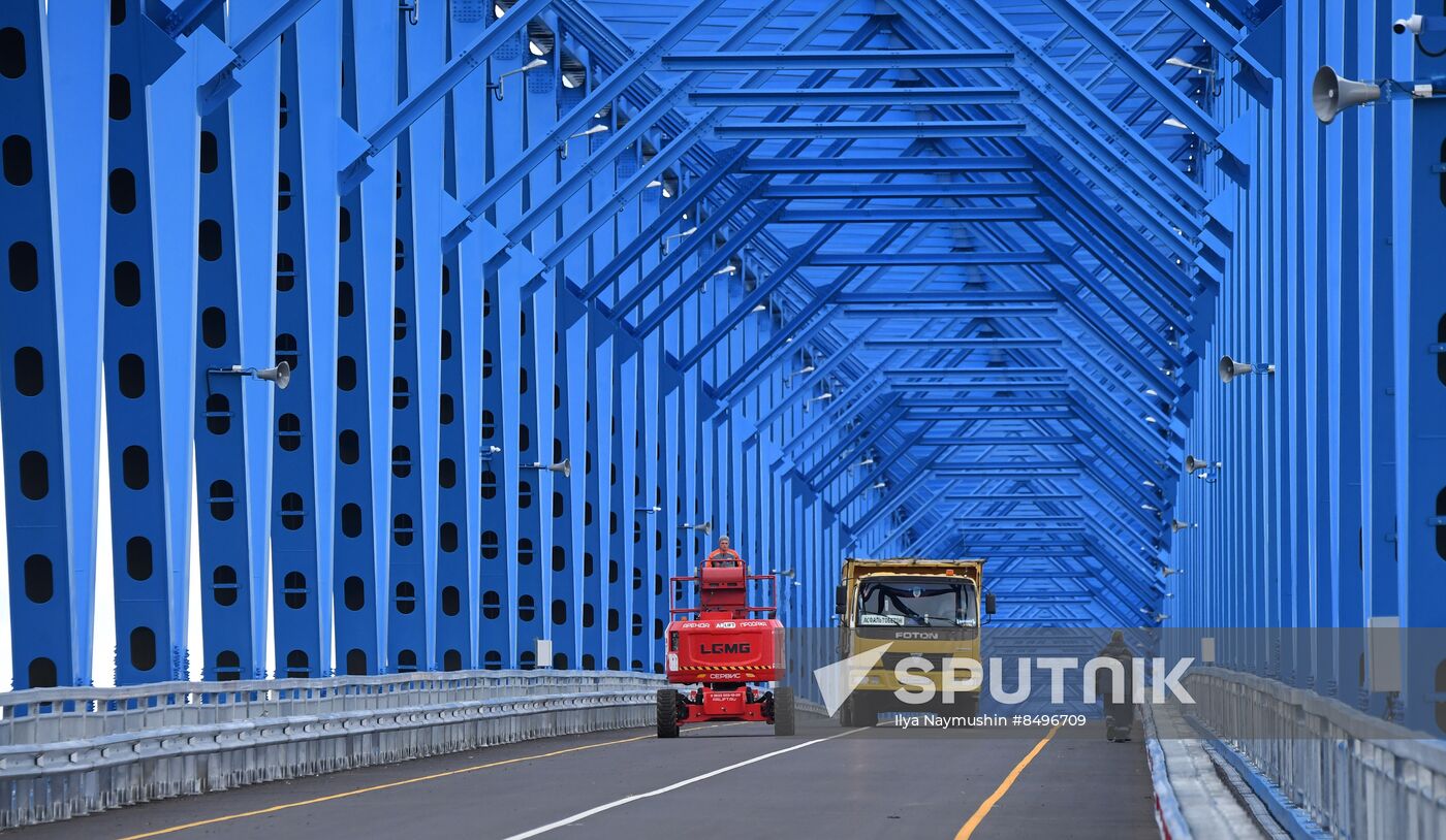 Russia Siberia Bridge Construction