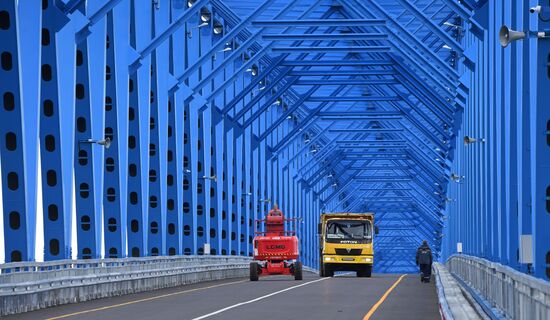 Russia Siberia Bridge Construction