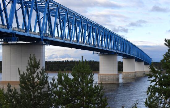 Russia Siberia Bridge Construction