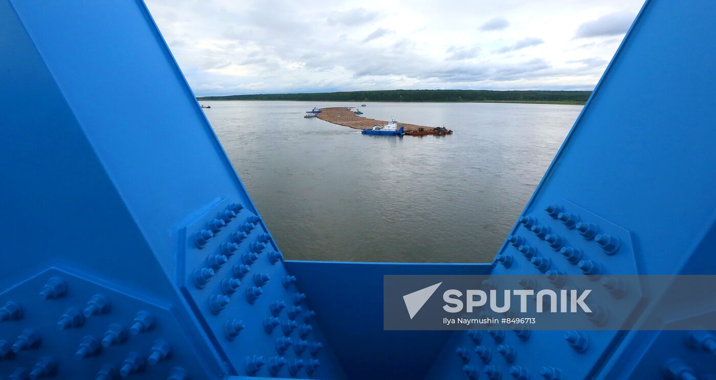 Russia Siberia Bridge Construction