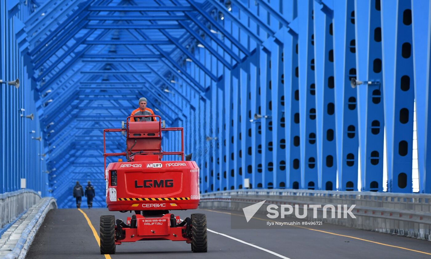 Russia Siberia Bridge Construction