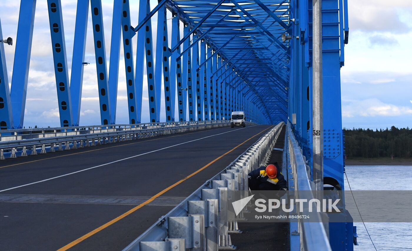 Russia Siberia Bridge Construction