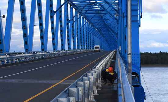 Russia Siberia Bridge Construction