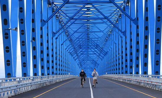 Russia Siberia Bridge Construction