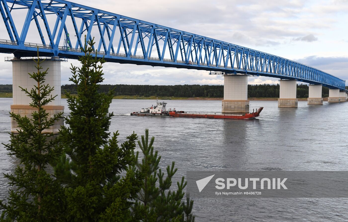 Russia Siberia Bridge Construction