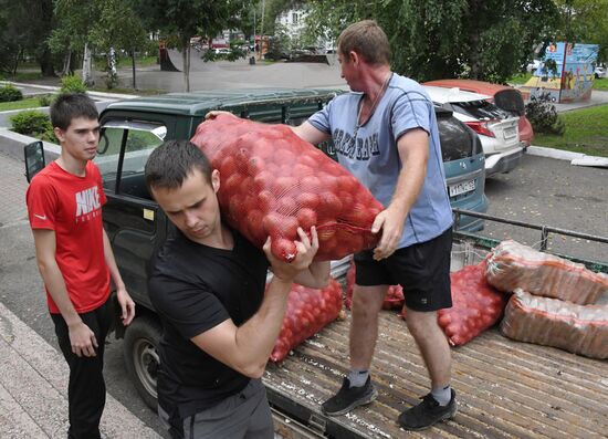 Russia Floods Humanitarian Aid