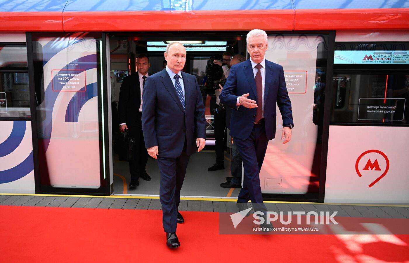 Russia Putin Railway Transport MCD Line D3 Opening