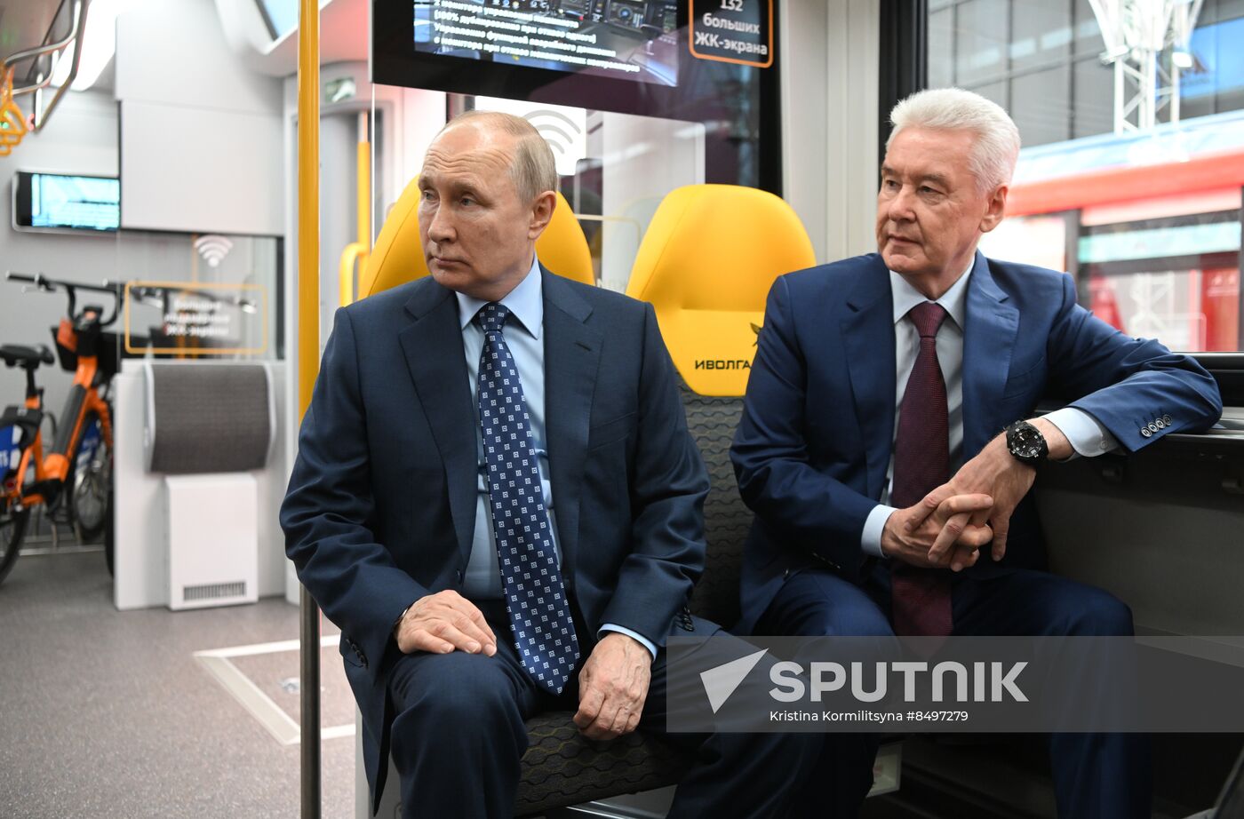 Russia Putin Railway Transport MCD Line D3 Opening