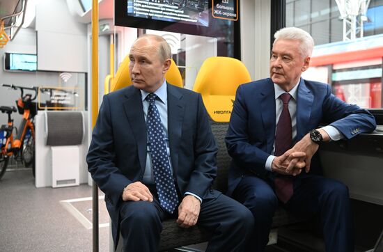 Russia Putin Railway Transport MCD Line D3 Opening