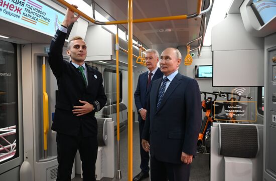 Russia Putin Railway Transport MCD Line D3 Opening