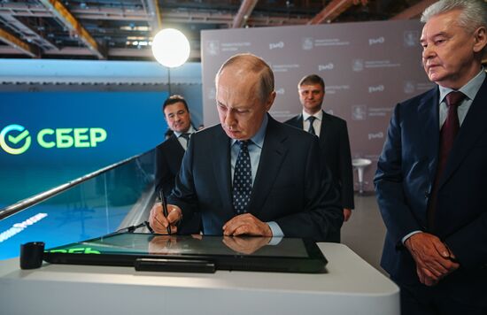 Russia Putin Railway Transport MCD Line D3 Opening