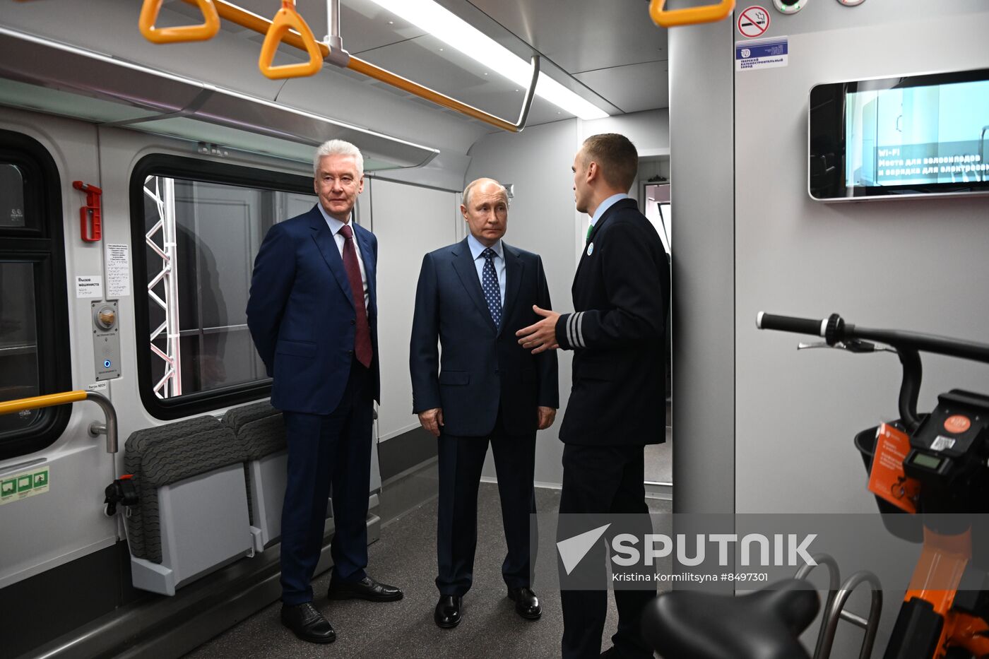 Russia Putin Railway Transport MCD Line D3 Opening