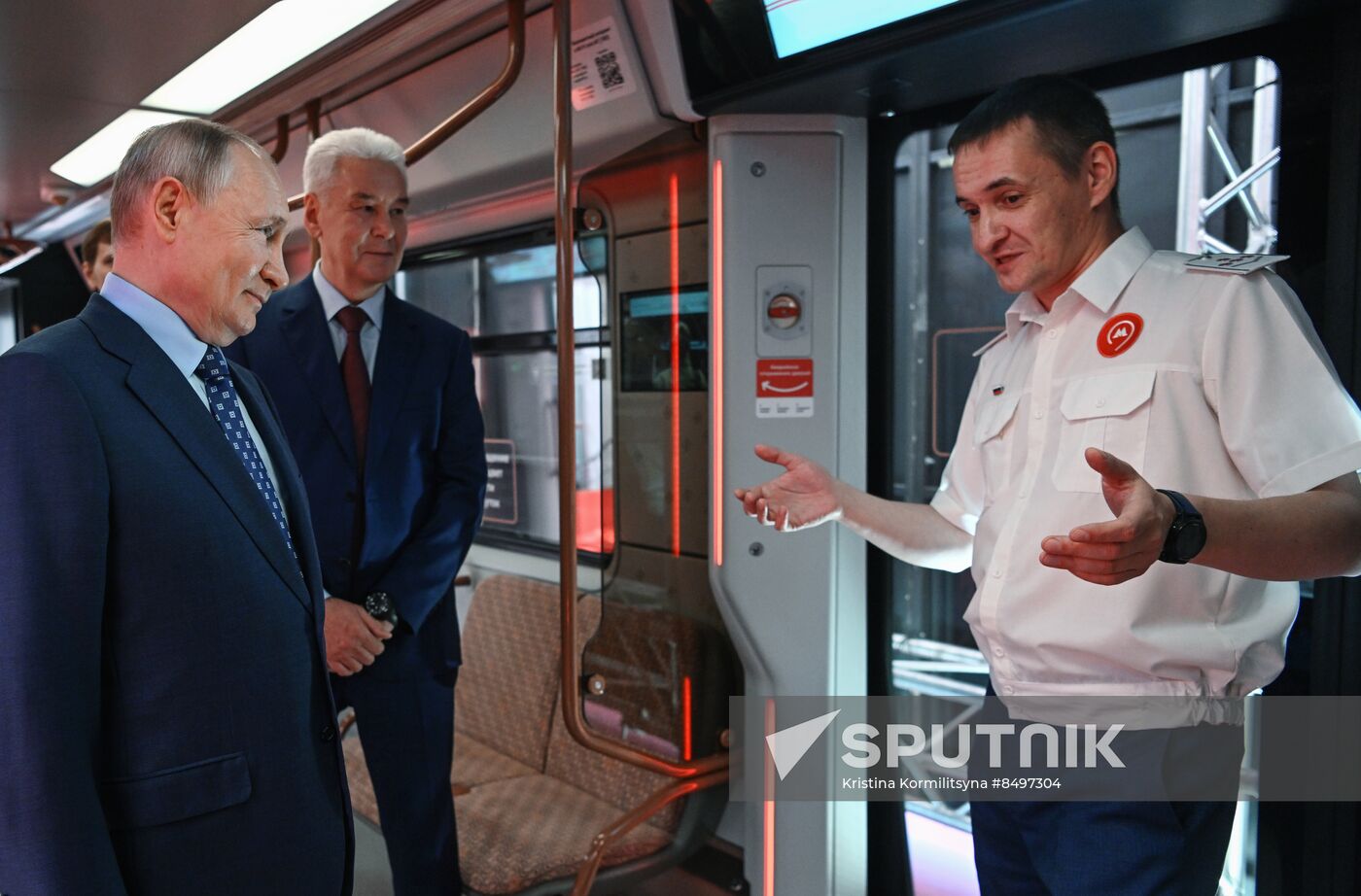 Russia Putin Railway Transport MCD Line D3 Opening