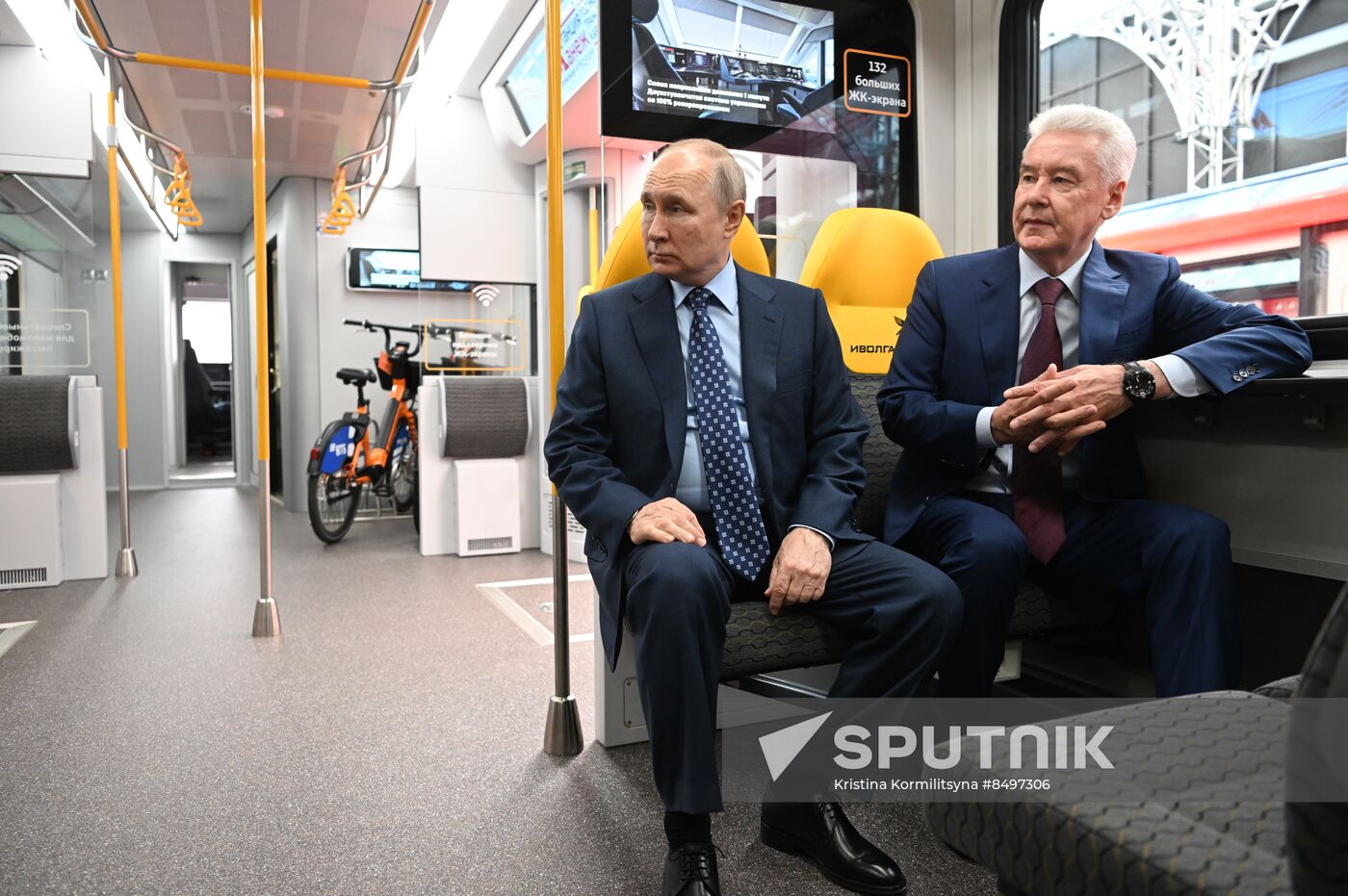 Russia Putin Railway Transport MCD Line D3 Opening
