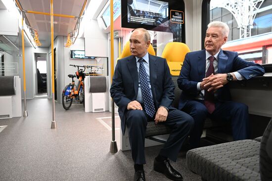 Russia Putin Railway Transport MCD Line D3 Opening