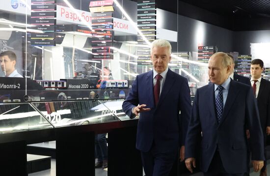 Russia Putin Railway Transport MCD Line D3 Opening