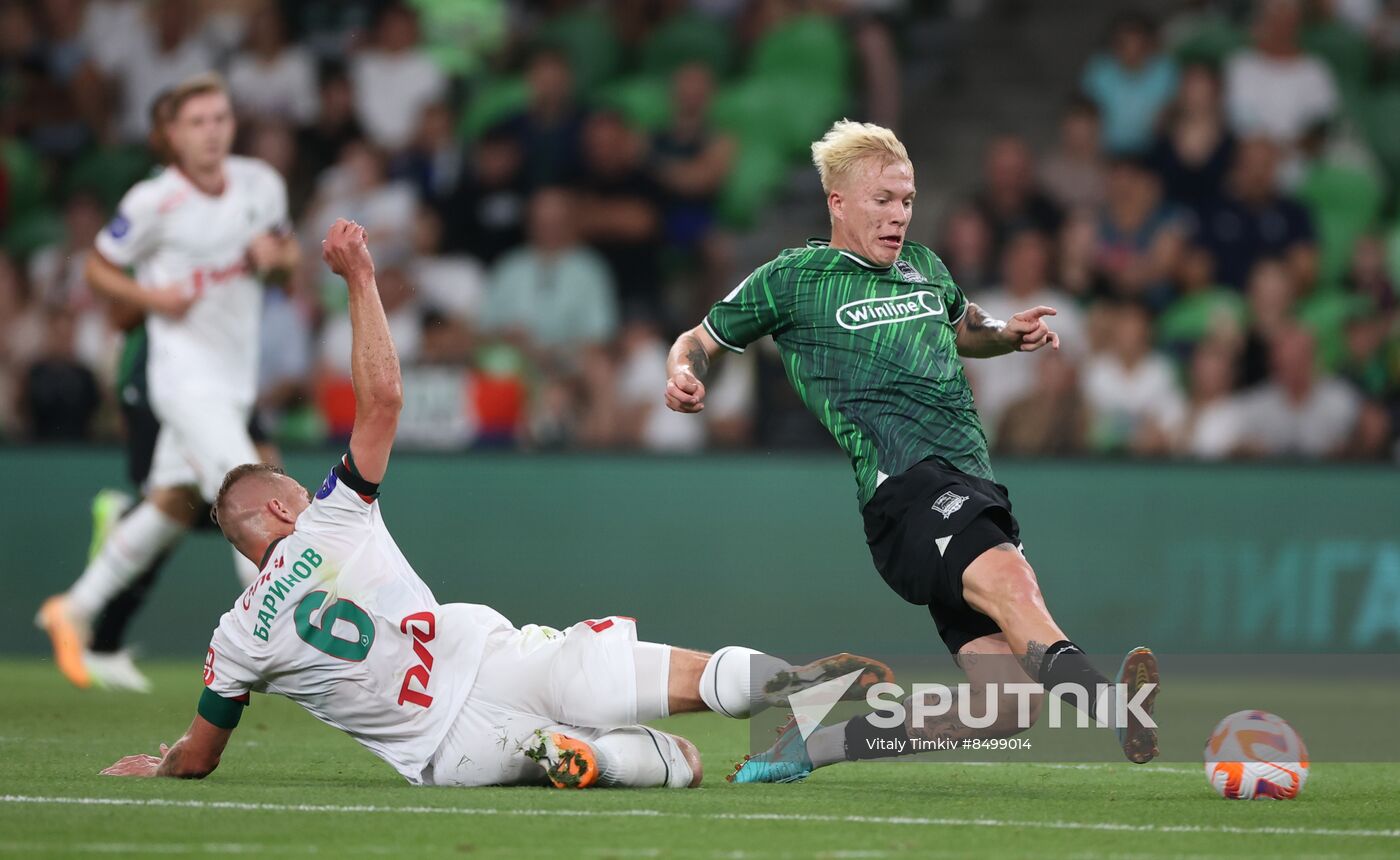 Russia Soccer Premier-League Krasnodar - Lokomotiv