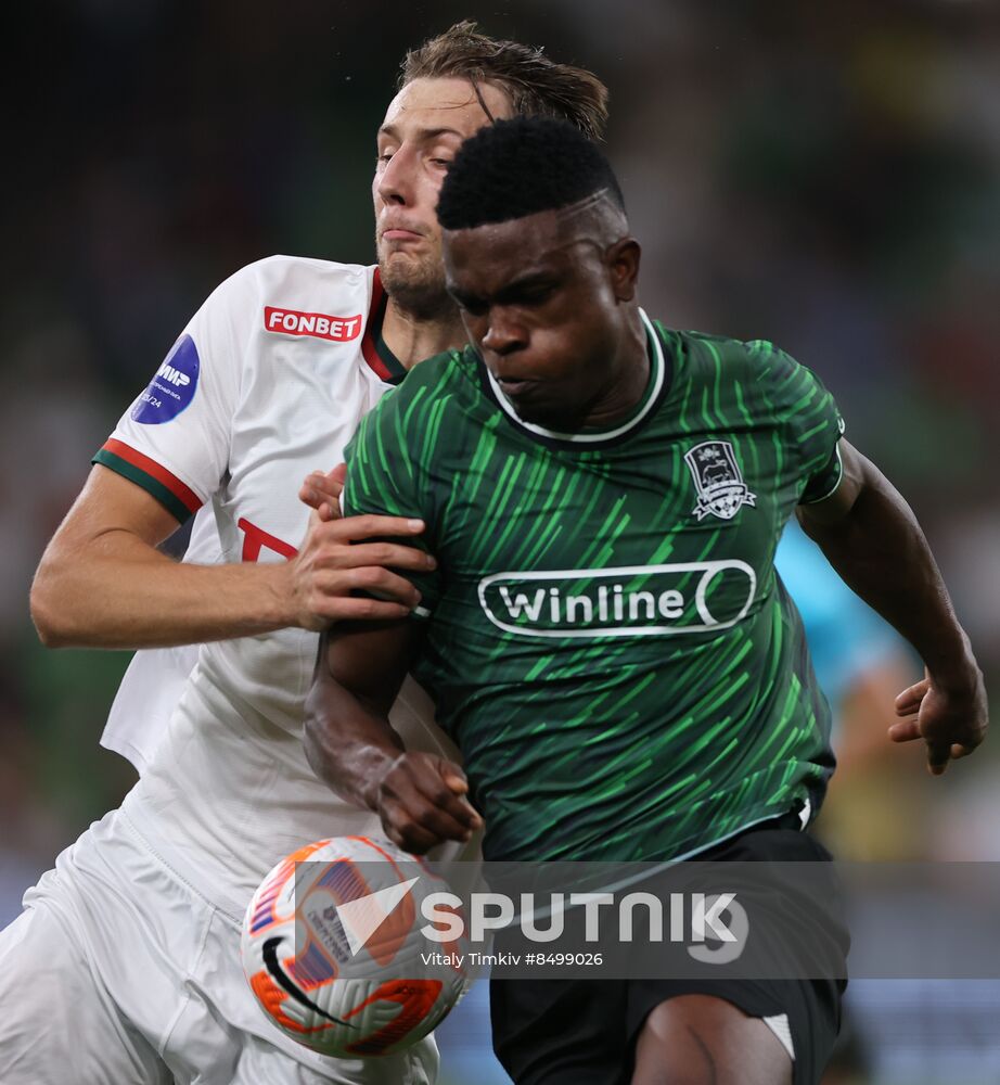 Russia Soccer Premier-League Krasnodar - Lokomotiv