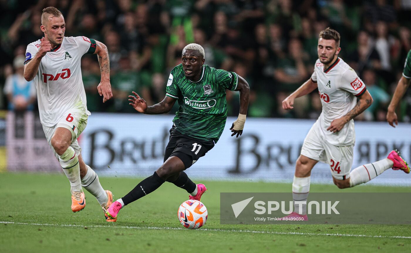 Russia Soccer Premier-League Krasnodar - Lokomotiv