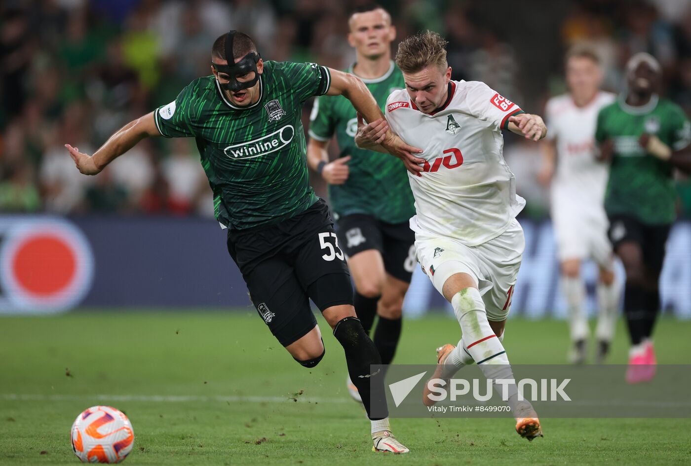 Russia Soccer Premier-League Krasnodar - Lokomotiv