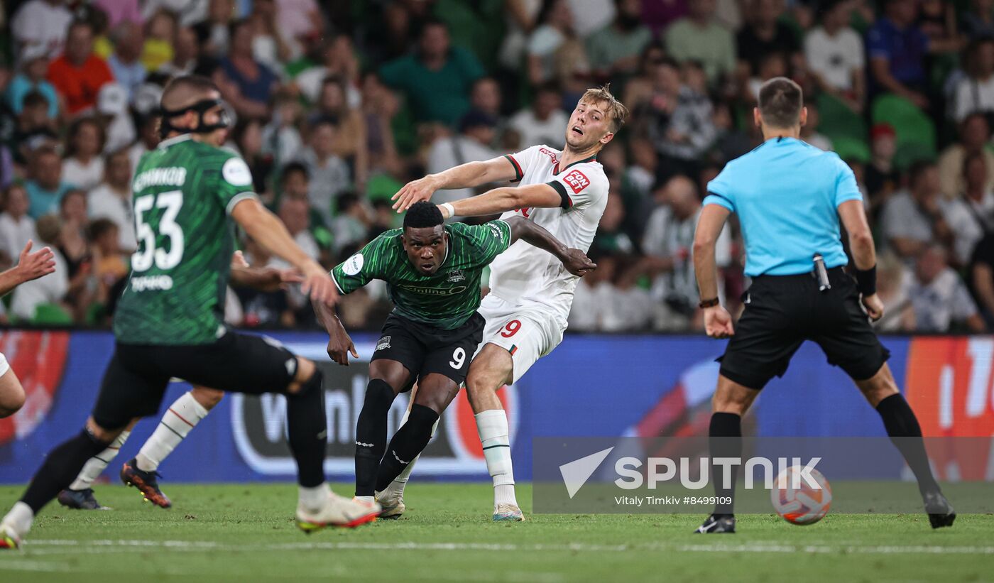 Russia Soccer Premier-League Krasnodar - Lokomotiv