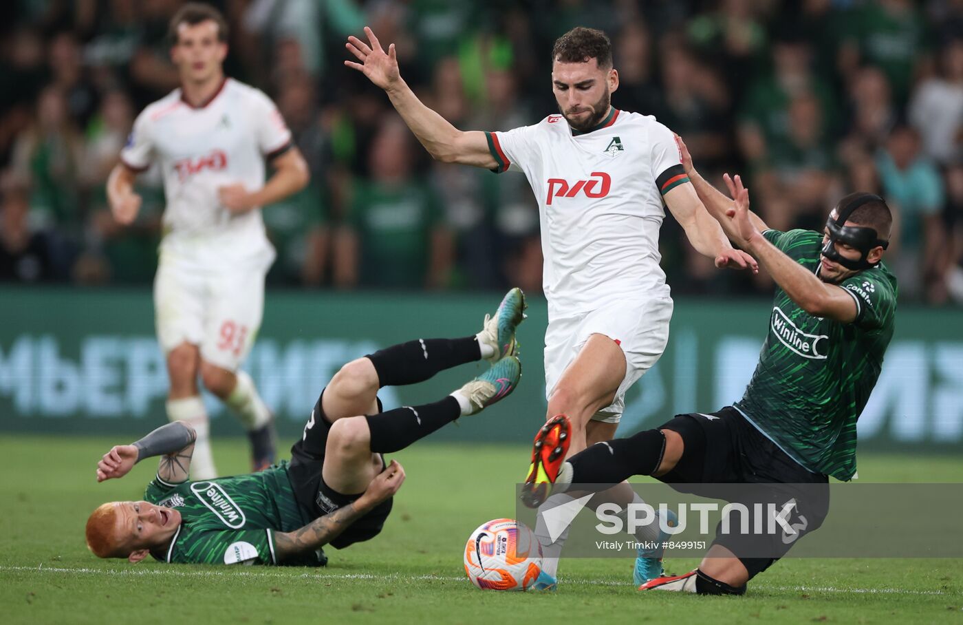 Russia Soccer Premier-League Krasnodar - Lokomotiv