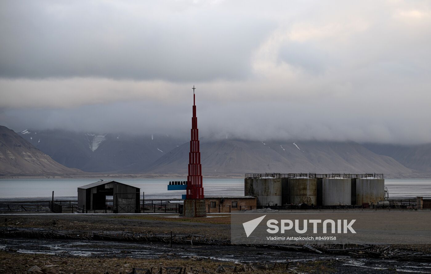 Norway Svalbard Archipelago Pyramiden Settlement