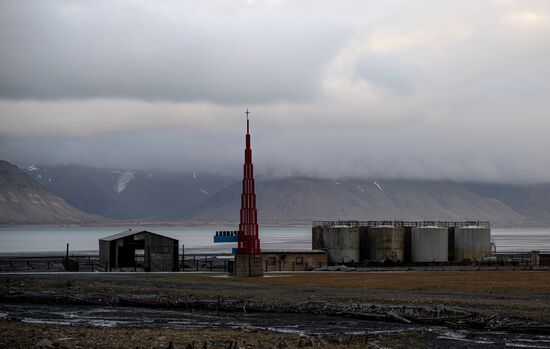 Norway Svalbard Archipelago Pyramiden Settlement