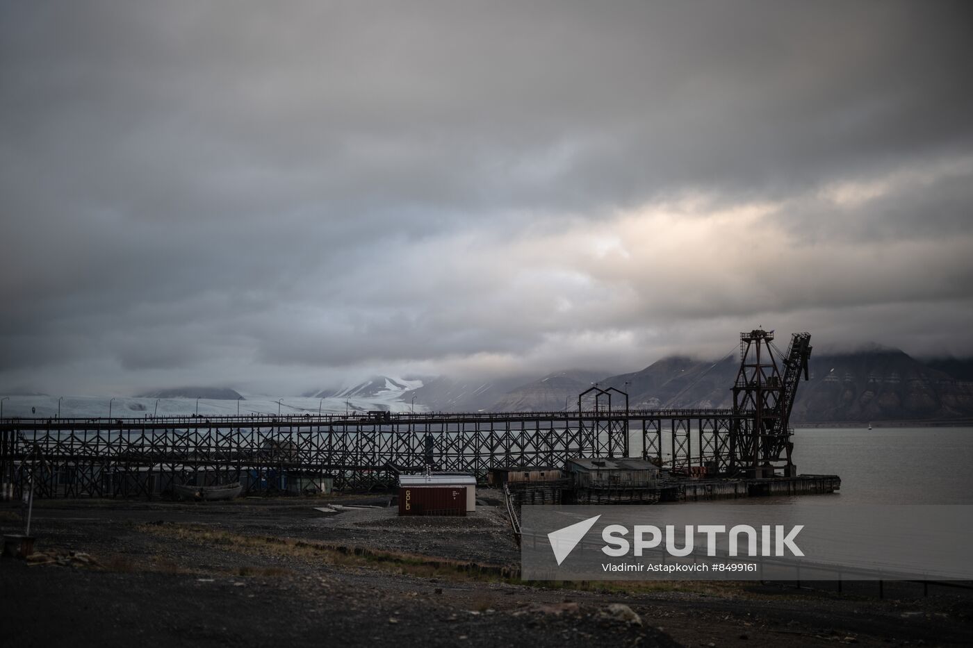 Norway Svalbard Archipelago Pyramiden Settlement