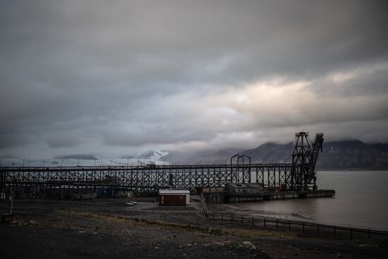 Norway Svalbard Archipelago Pyramiden Settlement