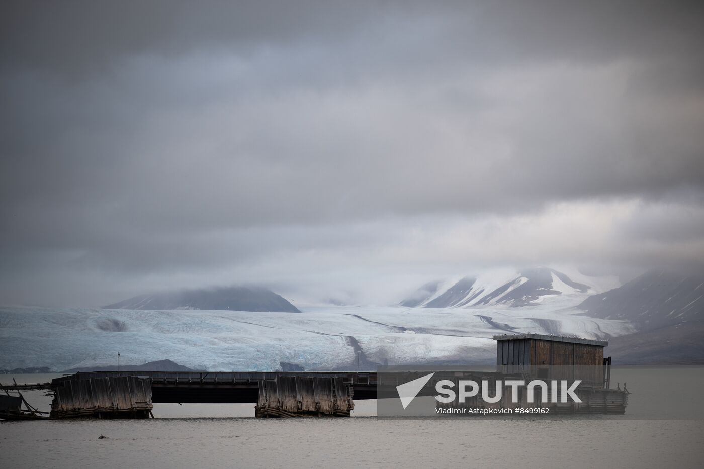 Norway Svalbard Archipelago Pyramiden Settlement