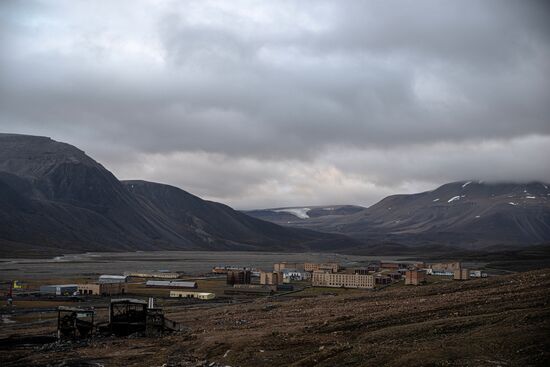 Norway Svalbard Archipelago Pyramiden Settlement