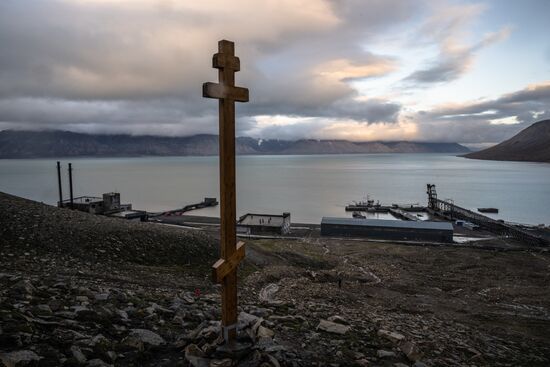Norway Svalbard Archipelago Pyramiden Settlement