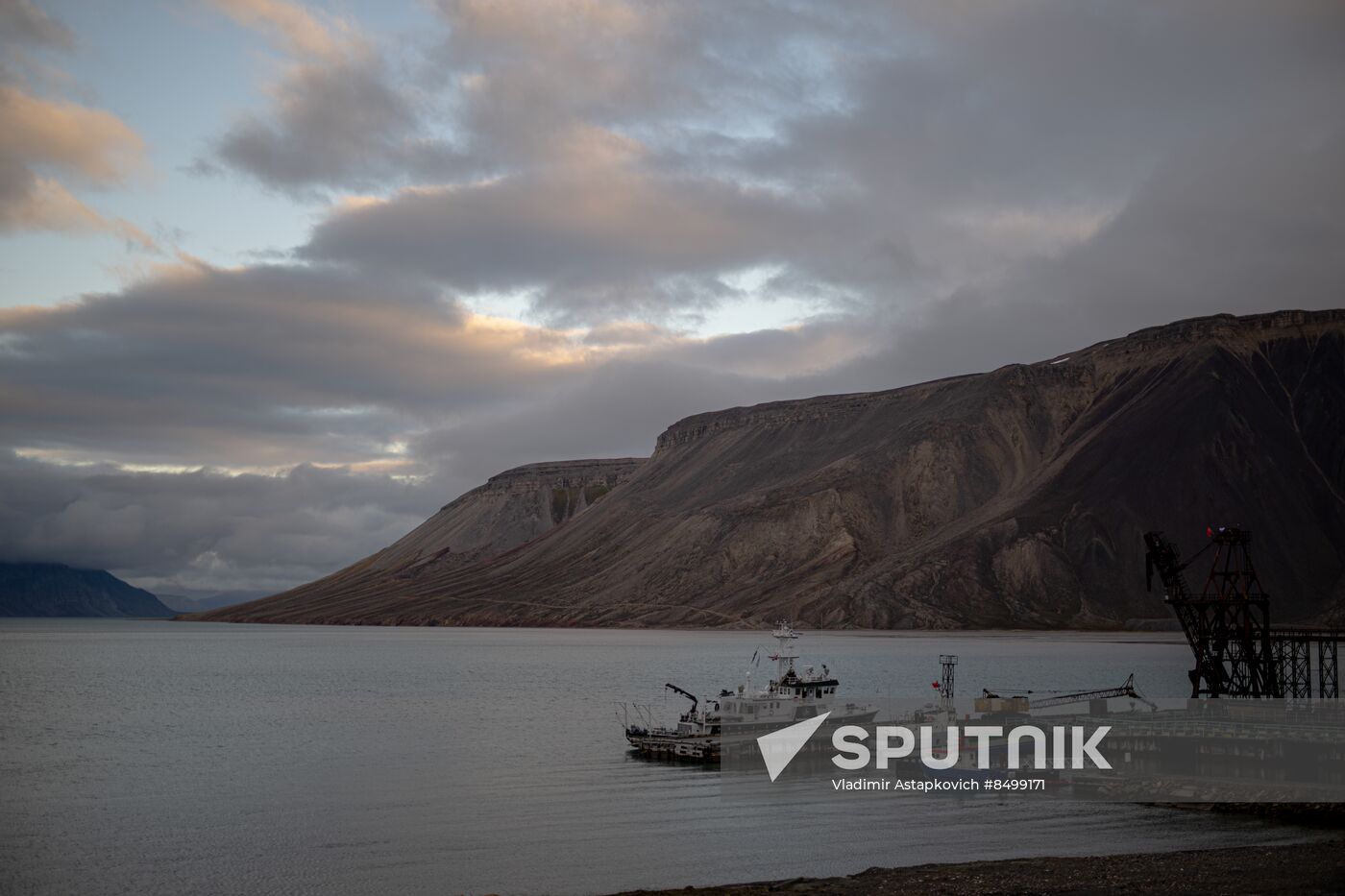 Norway Svalbard Archipelago Pyramiden Settlement