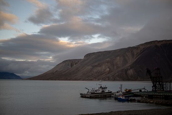 Norway Svalbard Archipelago Pyramiden Settlement