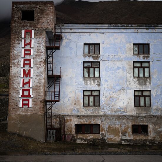 Norway Svalbard Archipelago Pyramiden Settlement