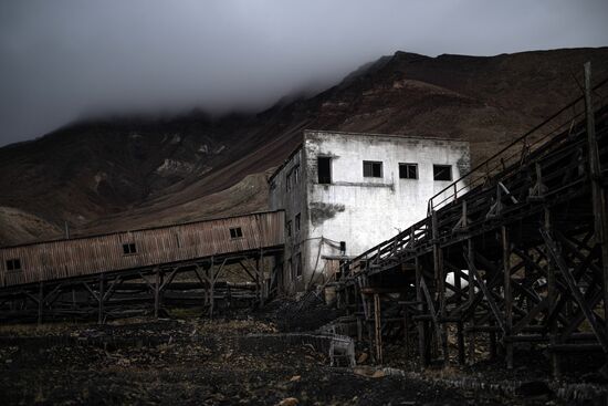 Norway Svalbard Archipelago Pyramiden Settlement