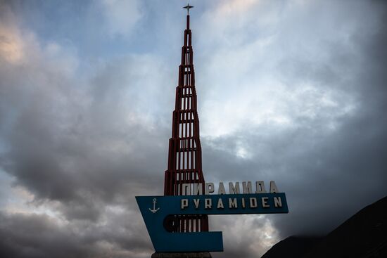 Norway Svalbard Archipelago Pyramiden Settlement