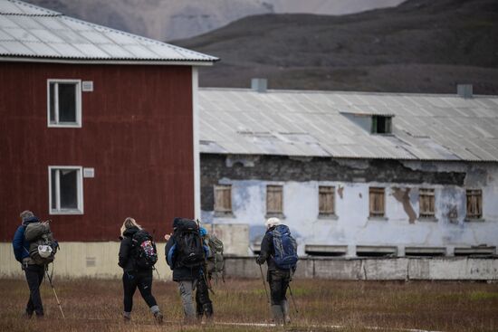 Norway Svalbard Archipelago Pyramiden Settlement