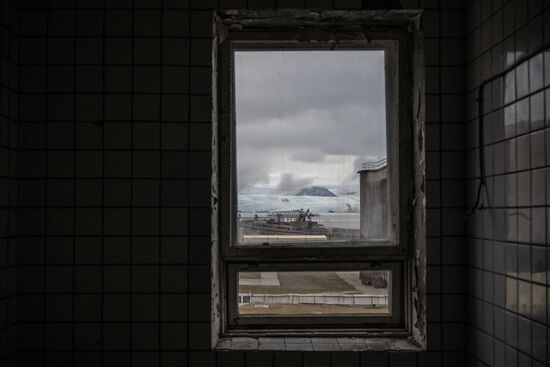 Norway Svalbard Archipelago Pyramiden Settlement